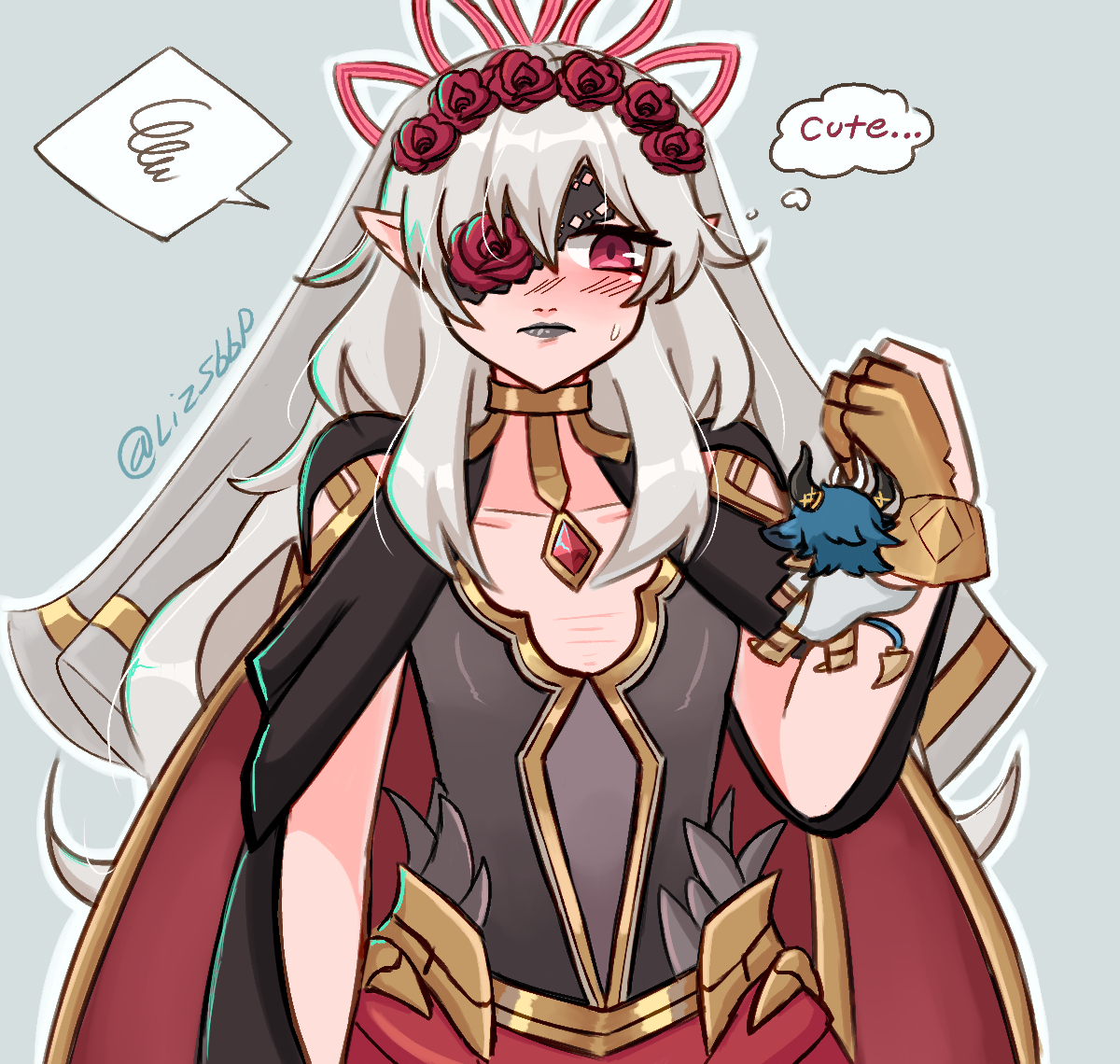 Bride embla and her mini askr keychain❤️💙

#FEHeroes #FireEmblem