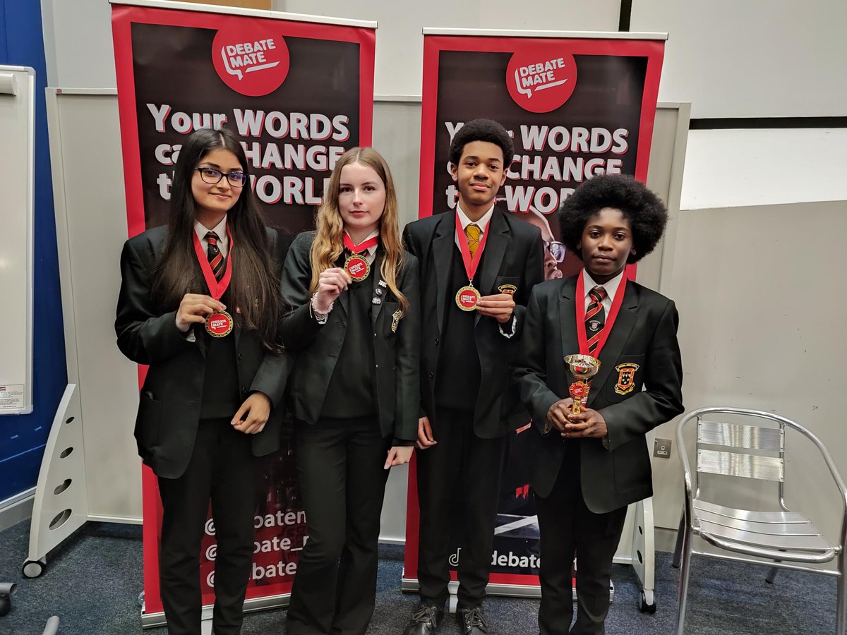 On Thursday 2nd May at Middlesex University, Barking Abbey won the #DebateMate Cup! After three gruelling rounds, one of our teams not only made it to the final but won it! Full Story: bit.ly/4amdI7y