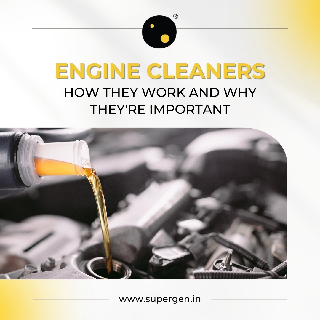 Engine cleaners are essential tools for keeping vehicle engines clean and running smoothly. With their ability to remove deposits, improve performance, and prevent mechanical issues...

#Supergen #blog #enginecleaners #engineoil #harsafarmeinhamsafar