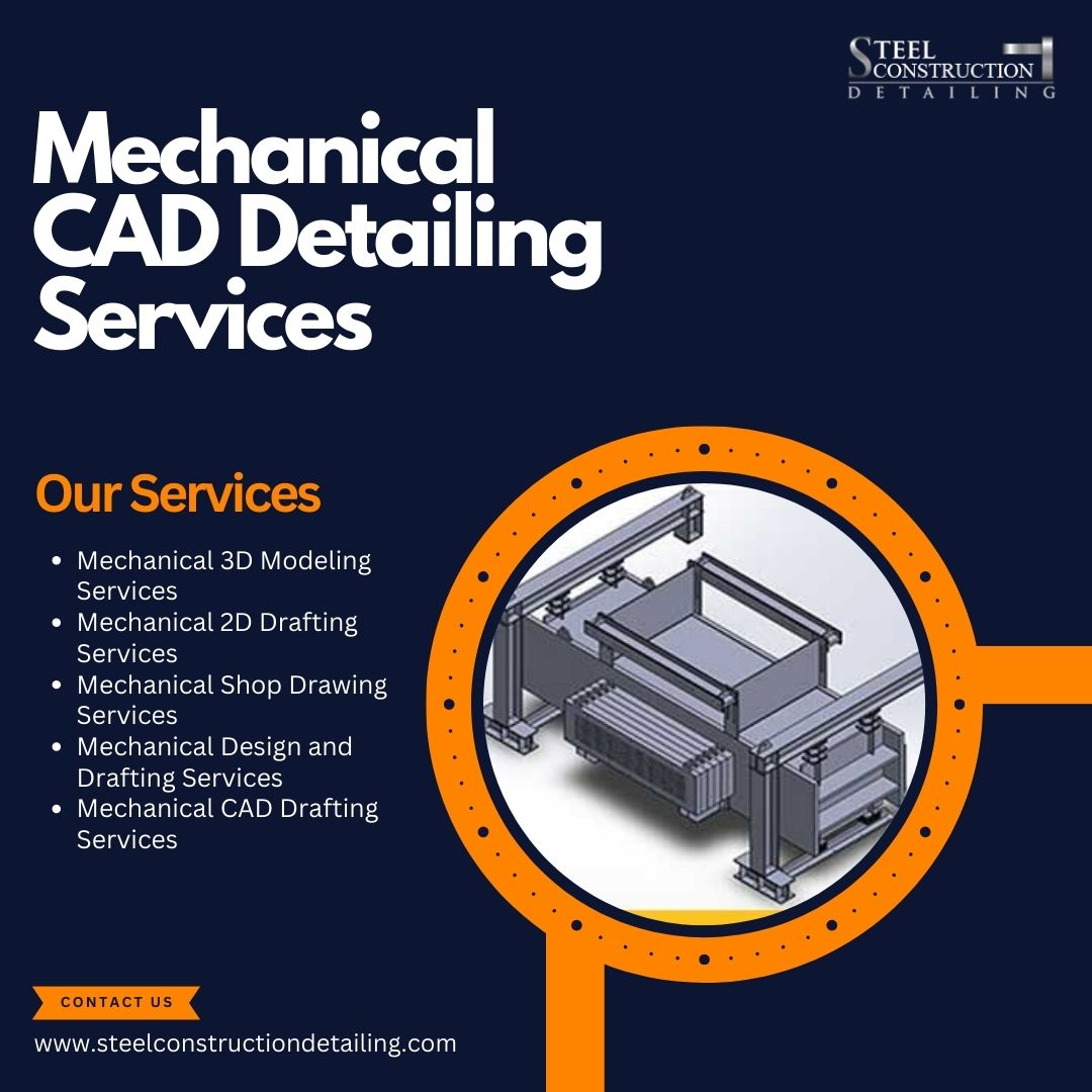 Are you in need of precise and efficient #MechanicalCADDetailingServices? Look no further! #SteelConstructionDetailing, based in #NewYork, is here to meet all your #mechanicaldraftinganddetailing needs.

Url: bit.ly/3UzlULK