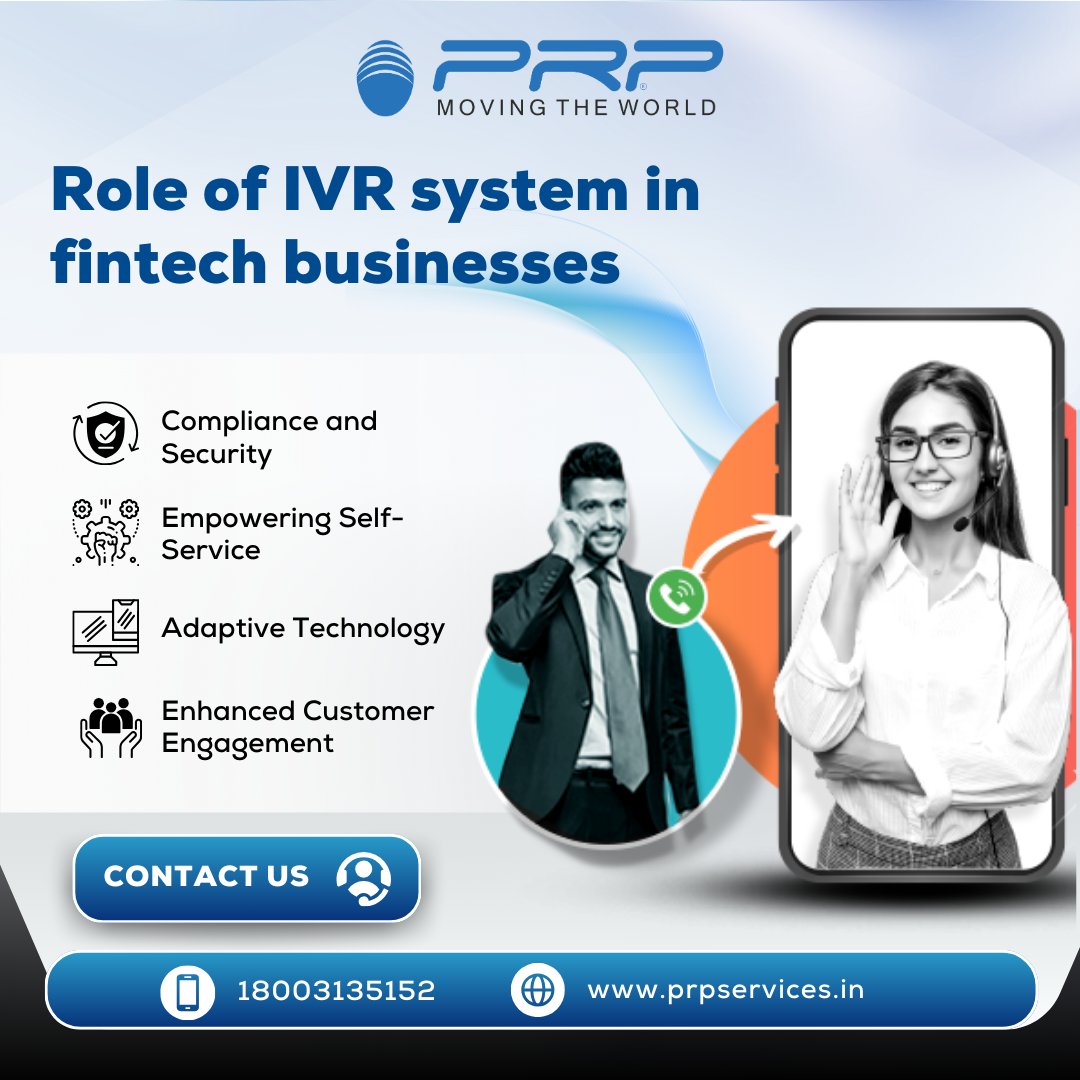 💸🔒 IVR systems help secure your transactions by verifying user identity quickly and safely. Stay confident with fintech solutions that prioritize your security!

Learn more about IVR Services today!
prpservices.in/ivr-services/

#ivrservice #ivr #fintech #banking