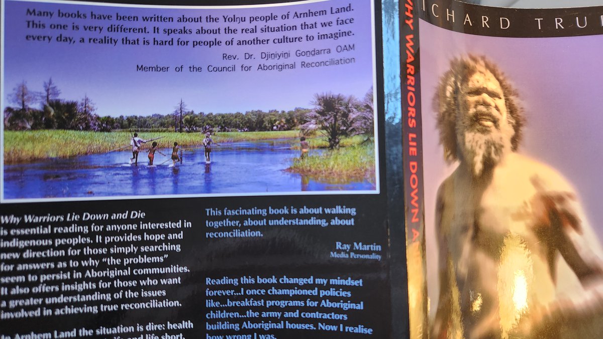 .@RichardTrudgen's #WhyWarriors should be essential reading. 
There's so much to consider. This is my country? This is how the world works? This is why there's war, poverty, racism, illness, despair? And hope? #Yolngu #auspol #aussieED #edchat @teach4peace_au