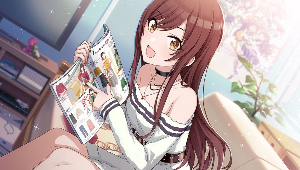 アイドルマスターシャイニーカラーズ　シャニマス　でらます　カード　大崎甘奈 lead-netstore_262409s70imst14