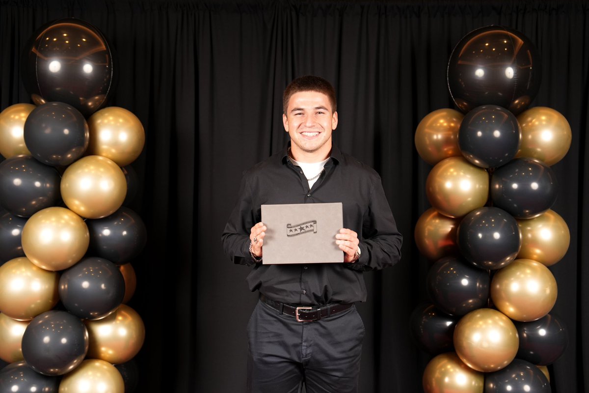 Very grateful to be selected Hemet High School student of the year!!