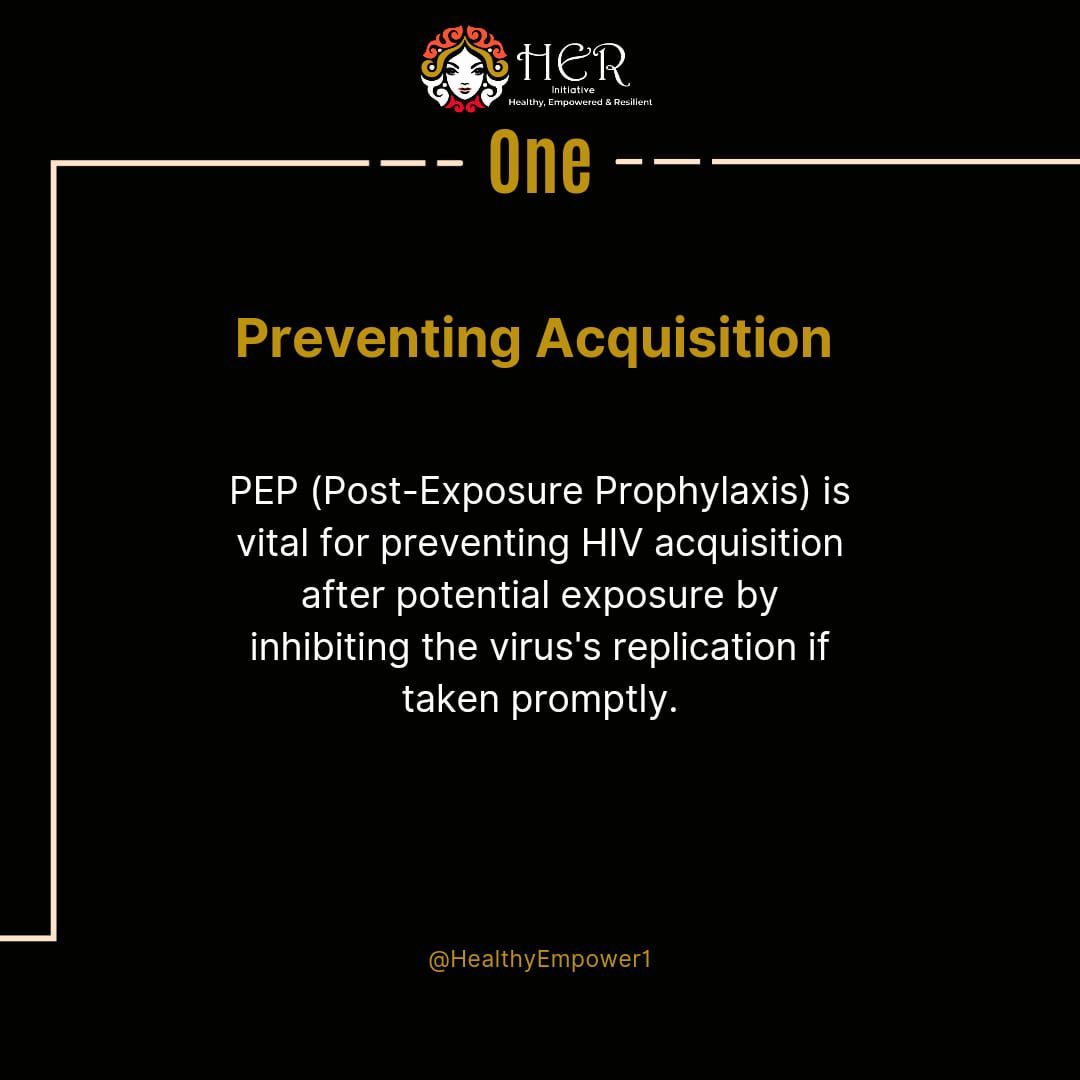 Have you been exposed to #HIV recently? And are at risk? Seek for #PEP within 72 hours (3 days) after a possible exposure to HIV to prevent #HIV acquisition🎯