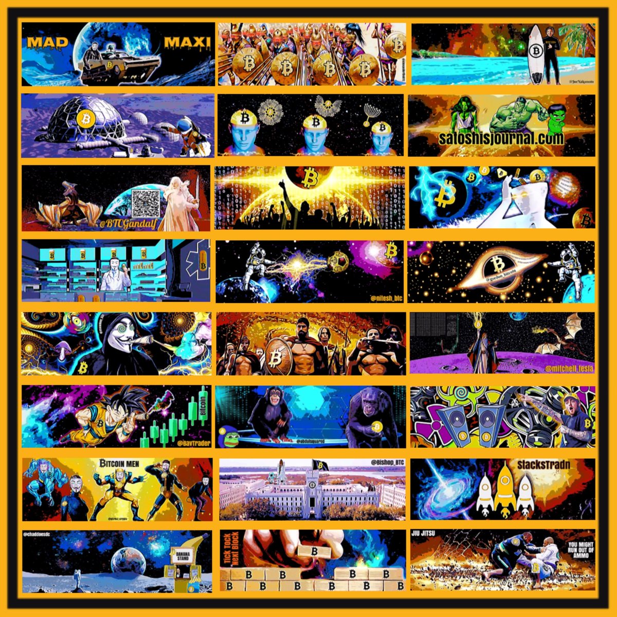 What's up guys!
Anyone looking for some fresh #BITCOIN    art for your profile pic and banner?
I will do them for half price ATM!
Both pictures for 0.002 bitcoin!
Hit me up and I'll hook you up with something awesome 🔥