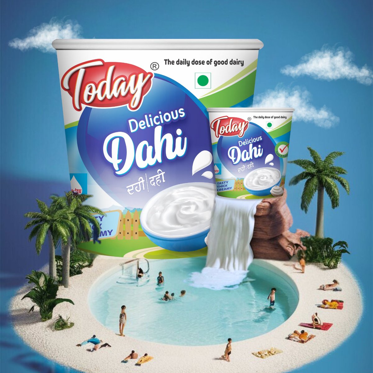 Caption: Your summers are incomplete without today! ✨😎

#summerdrinks #dahi #curd #Milk #todaymilk