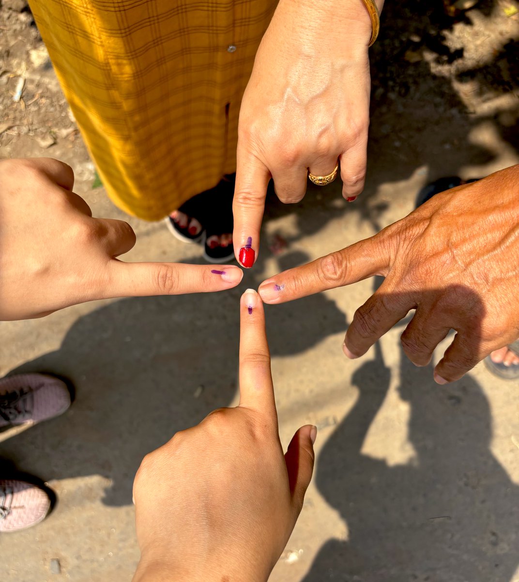 Voted against hate, for democracy 🗳️ GO OUT AND VOTE.