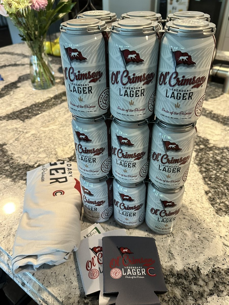 I hope the Ol’ Crimson beer line is very successful and branches out even more to please the higher content crowd with maybe a Hall of Fame Hazy and perhaps an Iconic IPA to go with the Legendary Lager 🍻 just spitballing here but excited to see more! Go Cougs!! @OlCrimsonLager