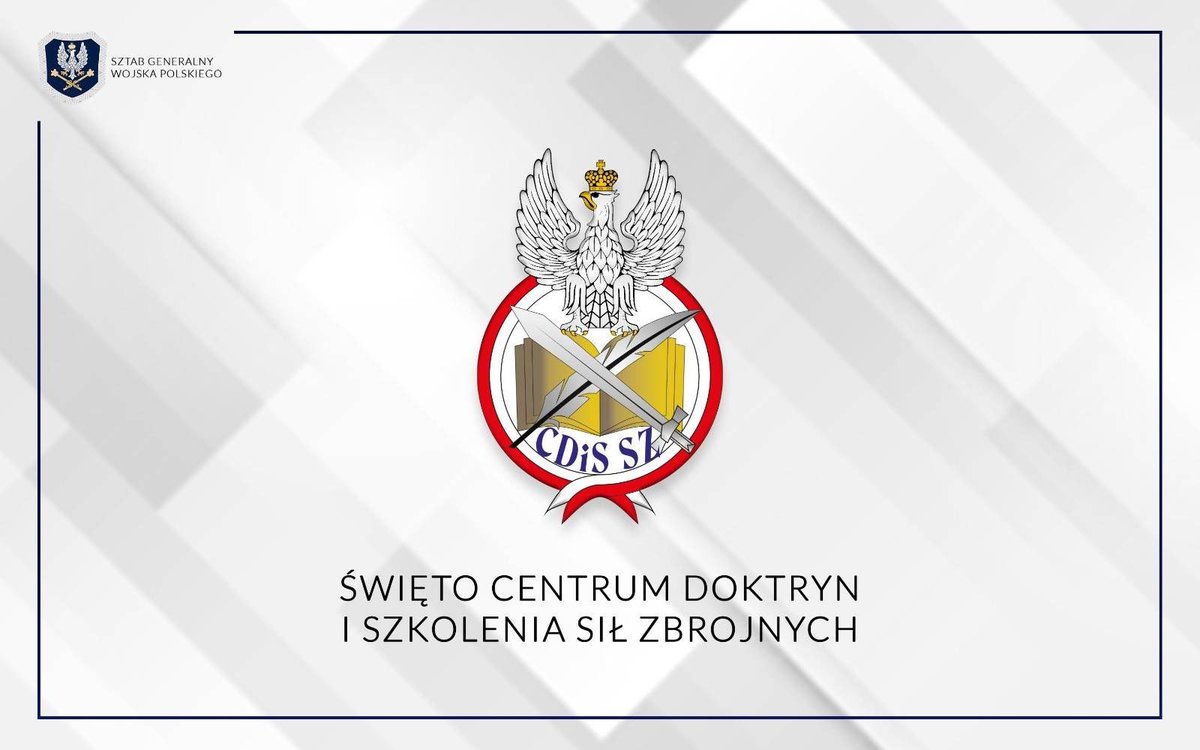 Z okazji święta Centrum Doktryn i Szkolenia SZ wszystkim żołnierzom i pracownikom życzymy wielu sukcesów, siły oraz determinacji w realizacji nowych wyzwań na rzecz #WojskoPolskie 🇵🇱 Działalność @CDiS_mil_pl jest ukierunkowana na modernizację Sił Zbrojnych RP oraz ich