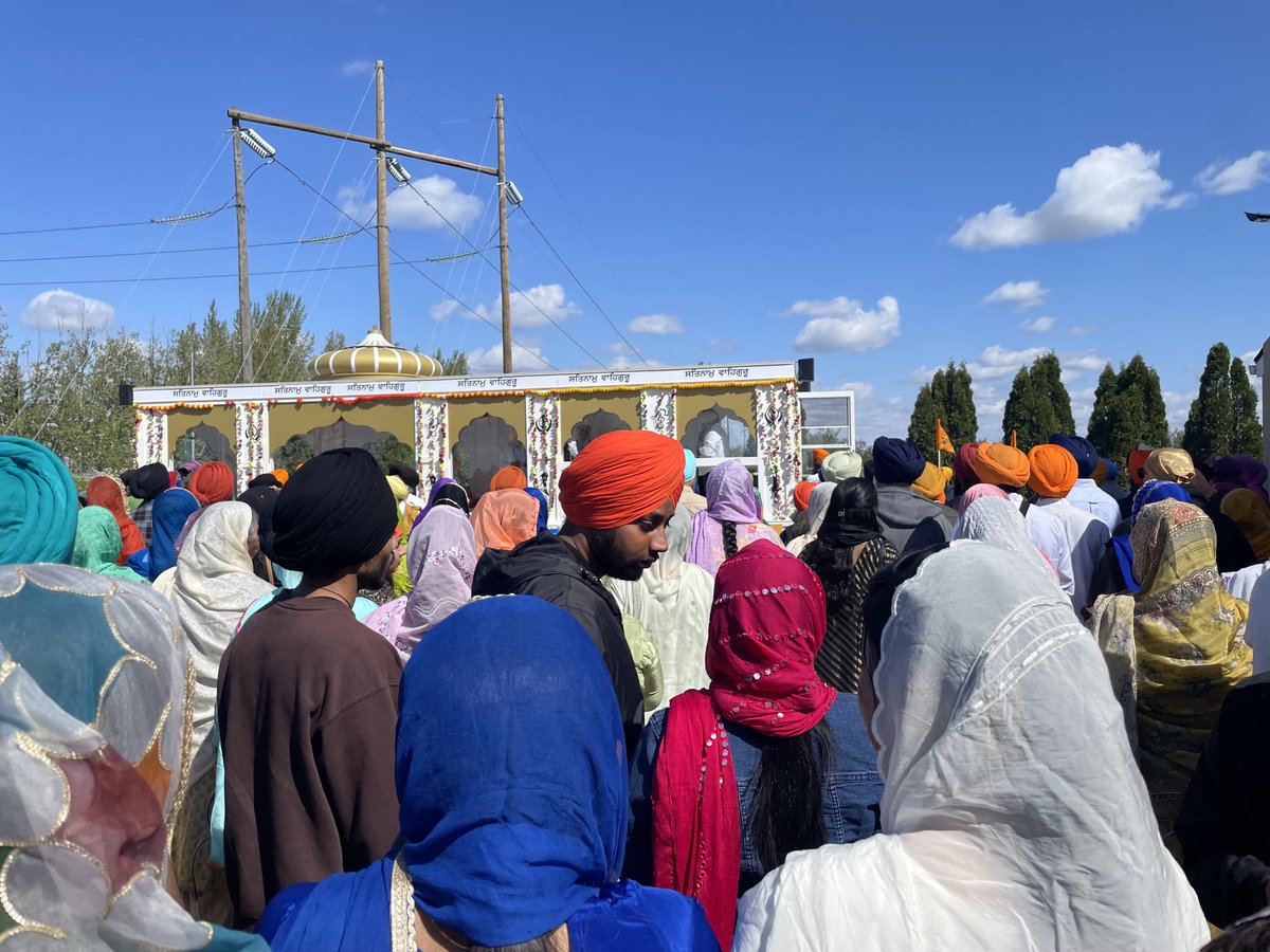 A great honour to participate at the Saskatoon Sikh Parade Vaisakhi Celebration.