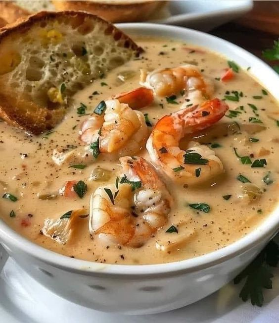 Creamy Seafood Symphony Bisque 
Eat or pass?