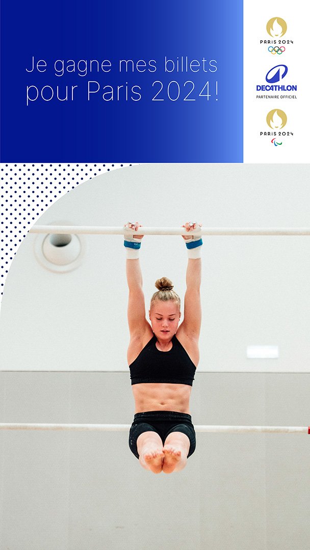 Waecrum's tweet image. Je participe à la loterie de @decathlon pour gagner des places au Jeux Olympiques et paralympiques de @Paris2024, toi aussi tente ta chance ! dkt.click/paris2024