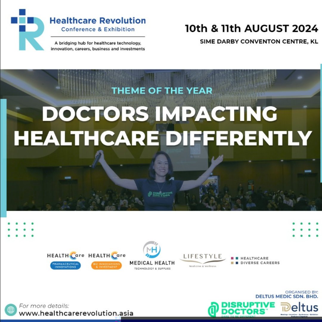 Are you ready to redefine your career and impact healthcare differently? Join us at the Healthcare Revolution Conference. Get tickets here disruptive-doctors.com/healthcare-rev…
#HealthcareRevolution #DoctorsImpactingHealthcare #MedicalInnovation #HealthcareConference #DisruptiveDoctors'