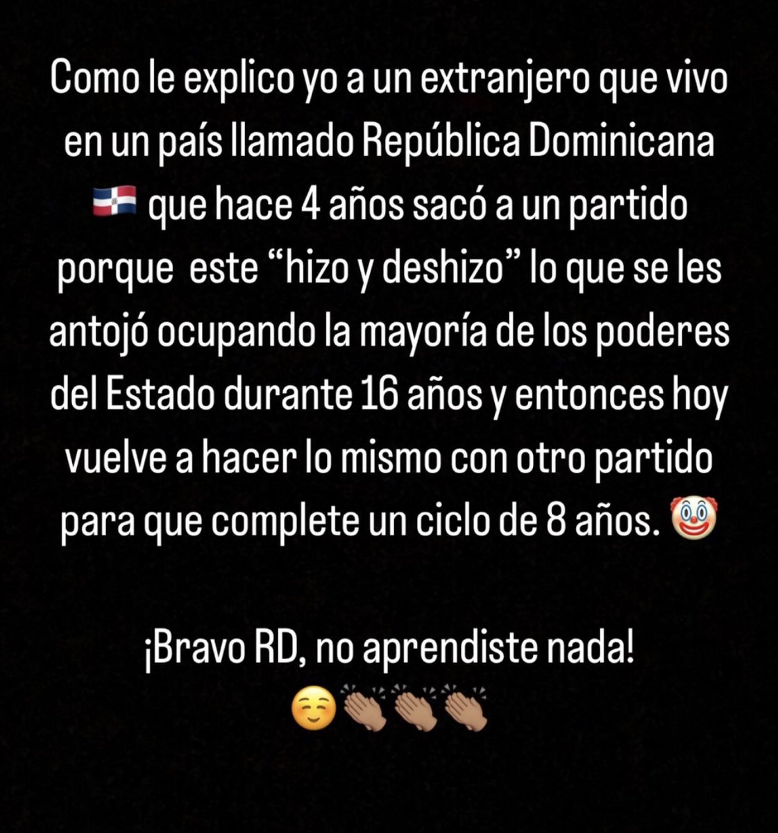 FrancinaBeag's tweet photo. Ay RD 🇩🇴 cada día me decepcionas más, eres un paraíso pero sólo para los turistas, te veré pronto desde lejos. 🙌🏽
#EleccionesRD2024 #RDnoavanza https://t.co/5pBos6UZrA