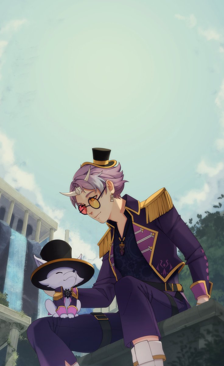 HattlingHattoru's tweet photo. @Tomoe_VT I'd love to join in! I hope you have tonnes of fun!

Art by #SlothfulOnie #VexVersion #CoffeeFoxArt and... you! https://t.co/PmIxgqTHyj