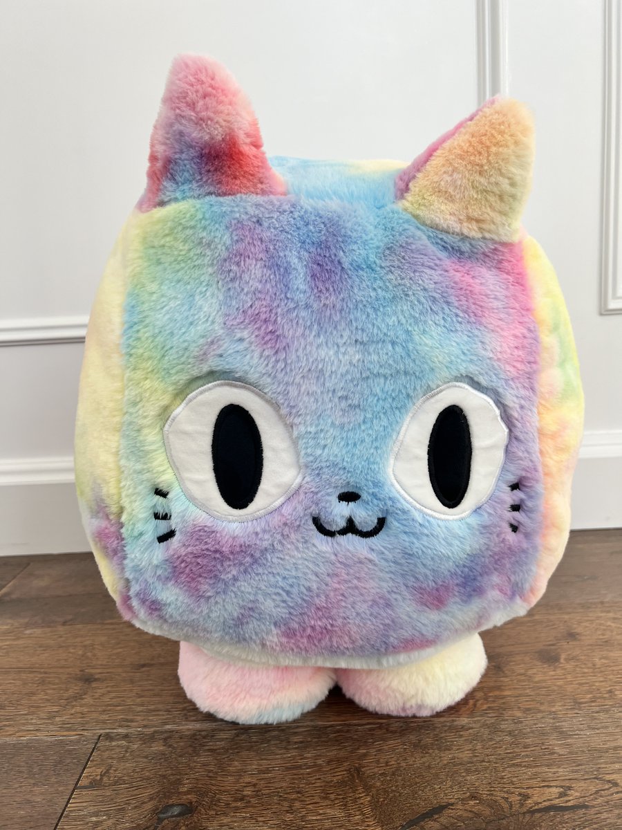 Time for another giveaway!  This one is for 2 Titanic Tiedye Cat Plushes, one each to 2 lucky winners!            

To enter:      
1. Like and Retweet this post.     
2. Follow me on Twitter.          

Contest ends Friday, May 24th at 11:59am PT, and the randomly-selected