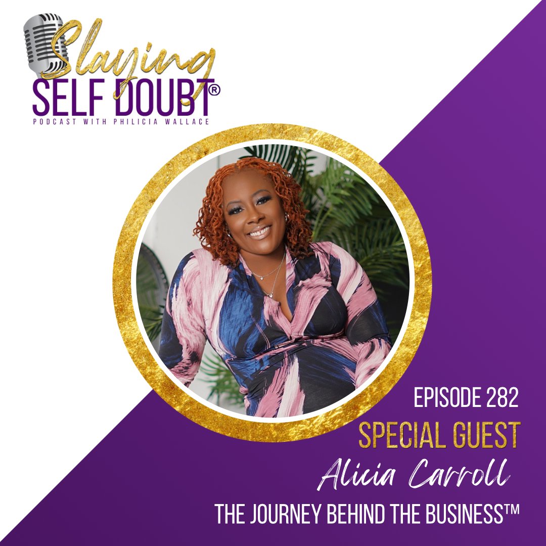 🖤 The Journey Behind the Business™ Series 💜

Episode 282: The Journey Behind the Business™ with Alicia Carroll

#keepslayingsis💜 #slayingselfdoubt #surrendertrustfollow #blackinfluencer #podcast #motivation #fyp #slayingselfdoubtpodcast #believeinyourself