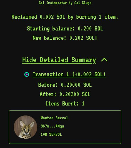 wantedserval's tweet photo. Super bullish on #SERVOL. 
Just burned 1%.

Join us at: https://t.co/paJUkmCm3O https://t.co/17hs21EpxC