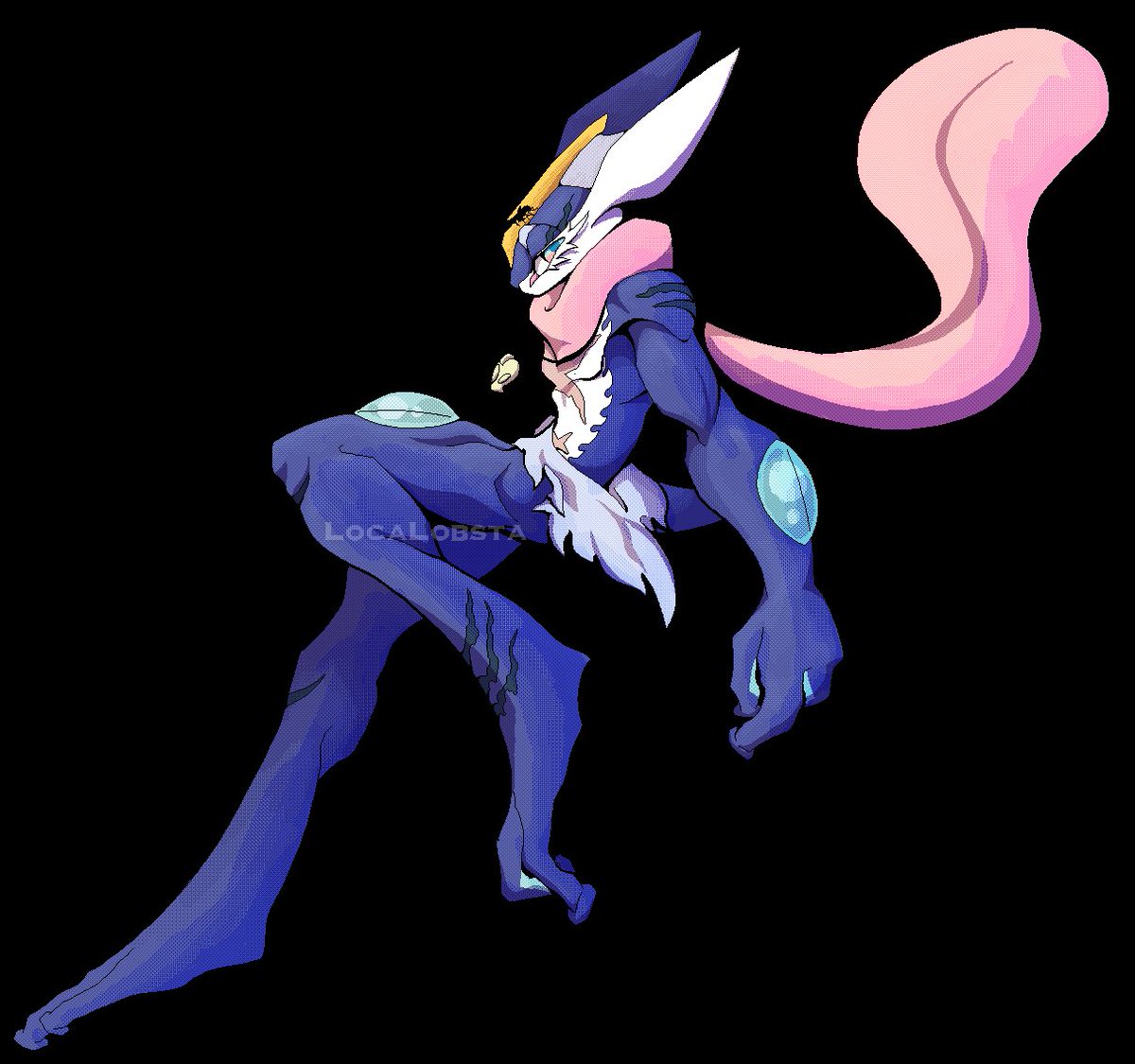OOF I’d hate to be the bearer of bad news but this hiatus/artblock is still ongoing. But Ive managed to get in an owed drawing of this gorgeous Greninja, Siren! She belongs to jack_of_all_trades_ on Discord!

#pokemonoc #greninja #pixelart