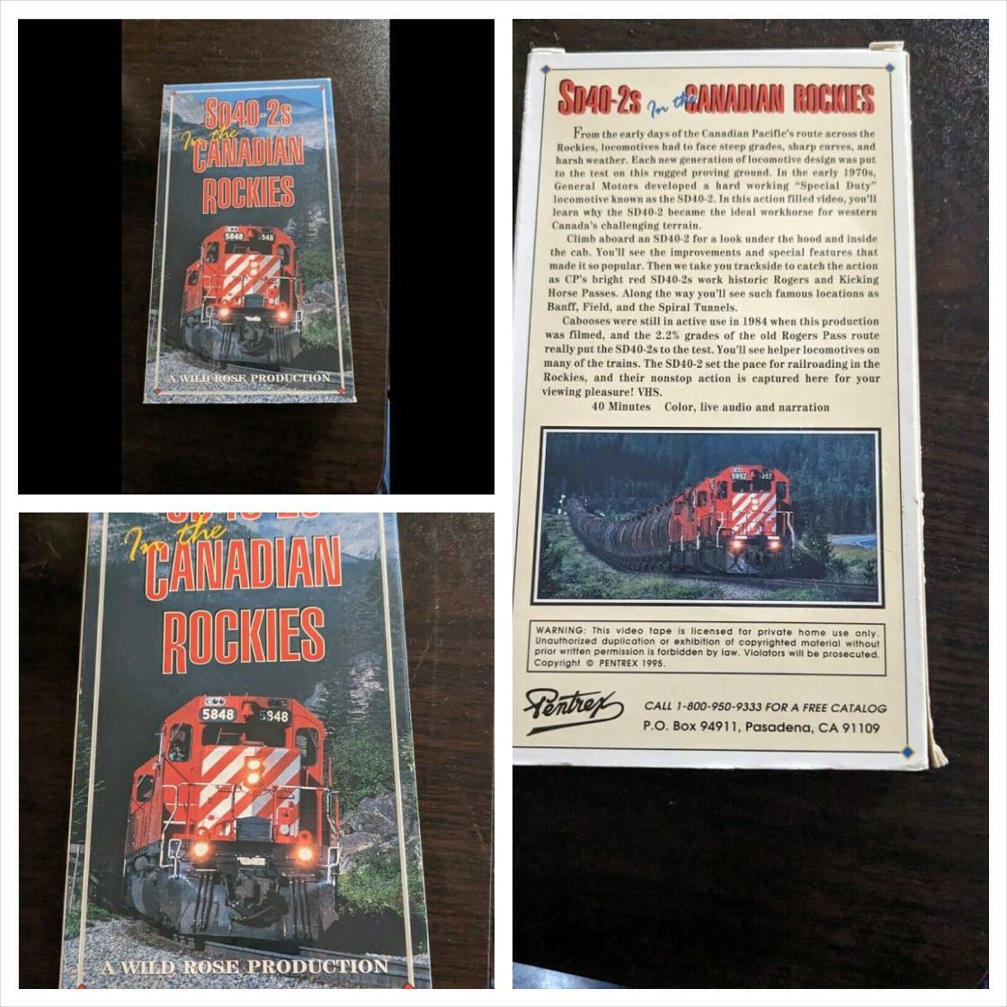Limited offer! This awesome SD40-2s For the Canadian Rockies Beautiful Train Relaxing VHS Tape for $49.00.. 
notatacoshop.etsy.com/listing/169472…
#VintageTrainVhs #ClassicLocoTapes