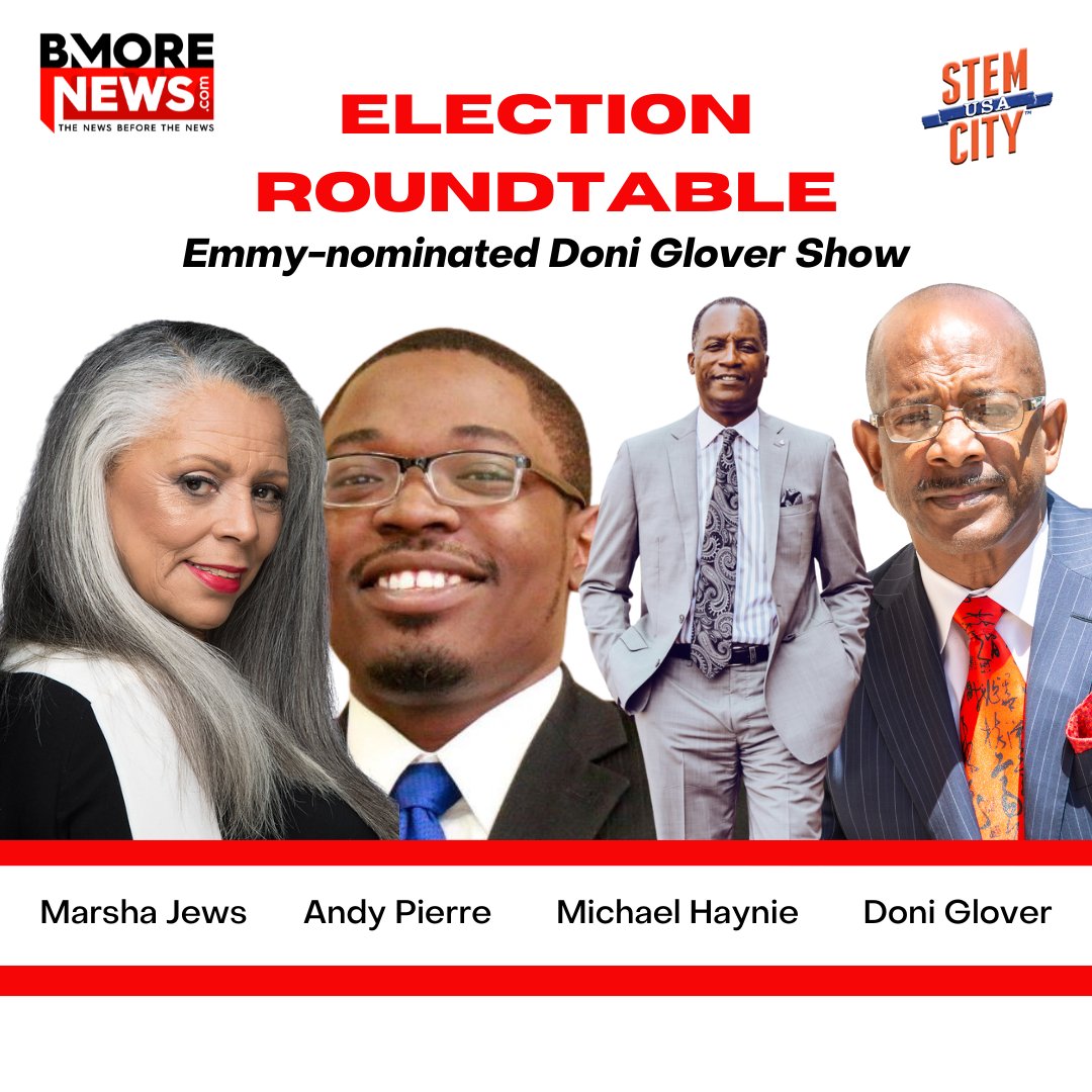 Marsha Jews, Michael Haynie and Andy Pierre join DG to discuss politics in 2024.

It's the Emmy-nominated Doni Glover Show! Streaming LIVE on FB, LinkedIn, Tw (X), & YouTube

>>bmorenews.com/marsha-jews-mi…