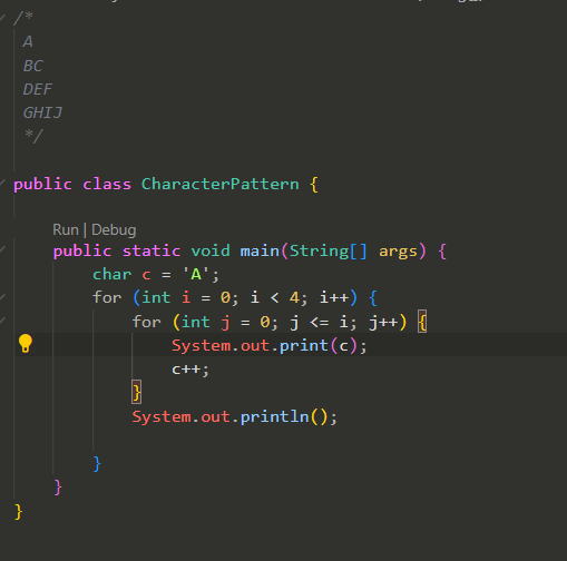 ChaitanyaJ92's tweet photo. I've been practicing pattern programs in Java! 🌟 Here's a sneak peek of patterns. 🖥️✨
#Java #Programming #CodeNewbie #LearnToCode #JavaProgramming #Coding #Developer  #Code #Programmer  #CodeLife #TechLearning #PatternProgramming #CodingPractic https://t.co/tVhzBGRCuK