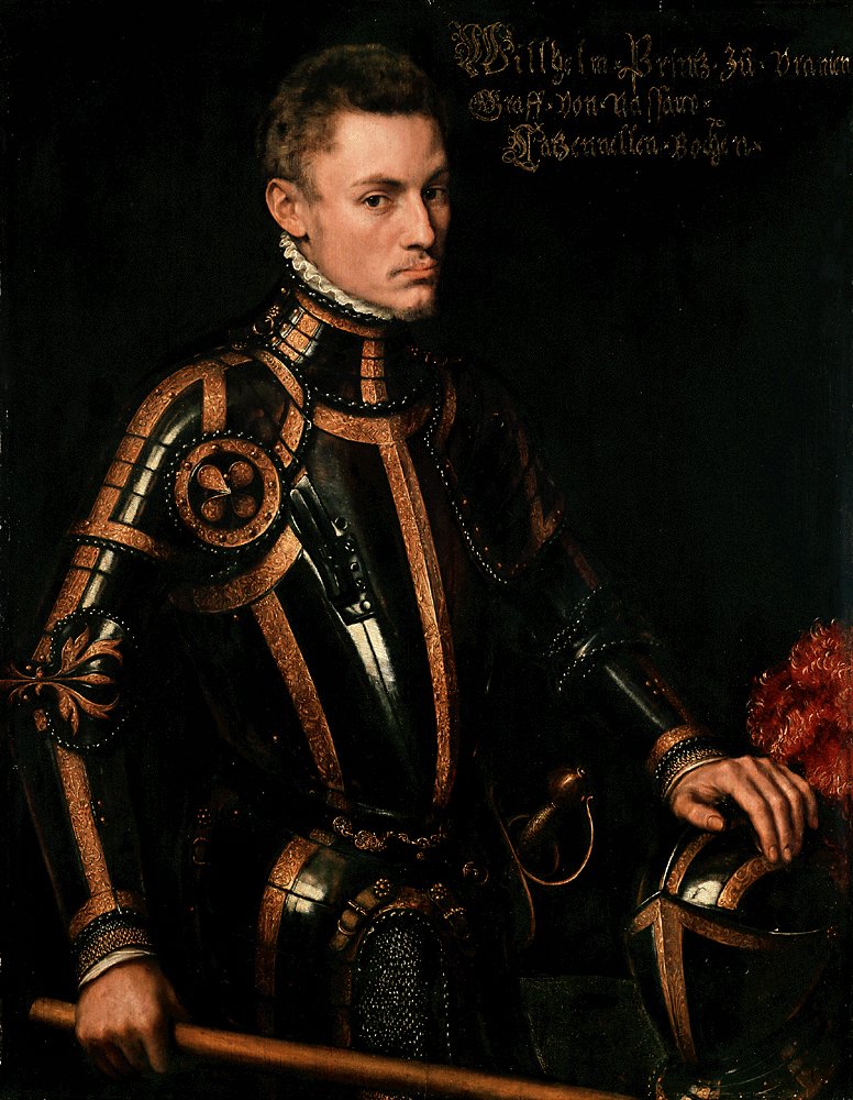 Portrait of William I of Nassau, Stadholder of Friesland - Antonis Mor, 1555