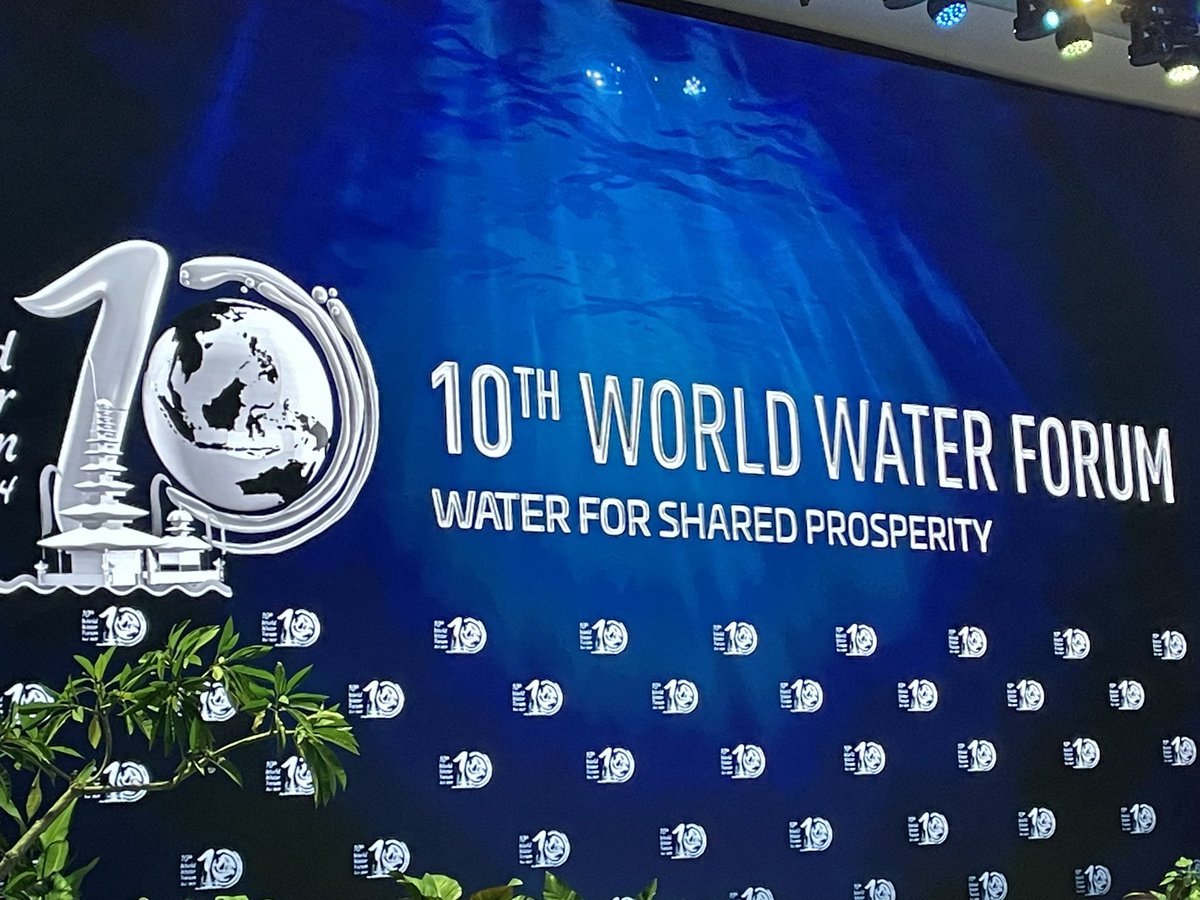 Setting out a compelling vision for action by “World Water Warriors” to grip the water crisis - policy, technology and innovation to solve problems together @elonmusk @UKinIndonesia #10WWF @10worldwaterforum
