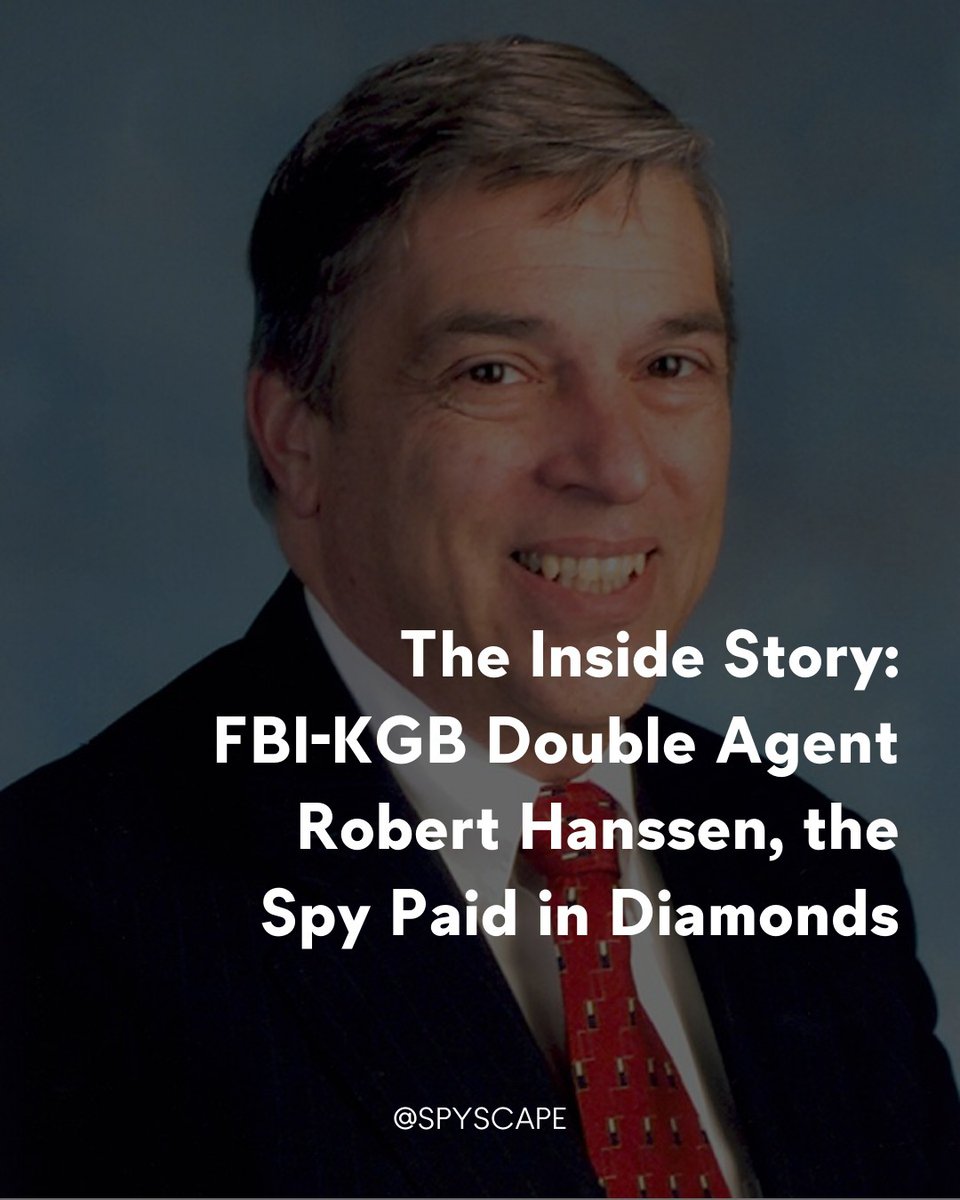 Robert Hanssen was a former FBI agent convicted of espionage in 2001 and sentenced to life in prison without the possibility of parole.

He had been spying for the Soviet Union and later for Russia for more than 20 years and died in prison in June 2023.

spyscape.com/article/spy-ta…
