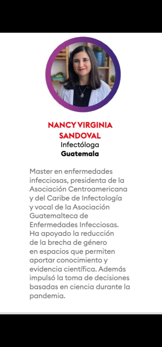 Enhorabuena a la gran científica y gran amiga <a href="/NancyVir/">Nancy Virginia</a> por estar dentro de las 100 mujeres poderosas de Centroamérica, así lo informó <a href="/Forbes_CA/">Forbes Centroamérica</a> 🎉🤓🎉 felicidades 💜💥🥳