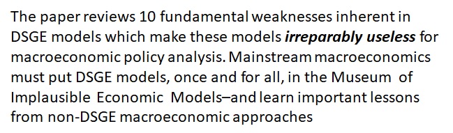 Full article: Cordon of Conformity: Why DSGE Models Are Not the Future of Macroeconomics (tandfonline.com)