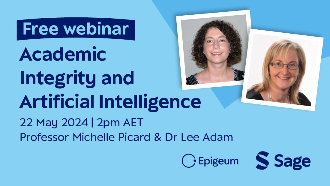 Don’t miss out! Our free #webinar is fast approaching on 22nd May at 2pm AET with Professor Michelle Picard and Dr Lee Adam. Register today to learn more about how to nurture a culture of #academicintegrity at your #highereducation #institution ! Link: ow.ly/CR8j50RK5Ju