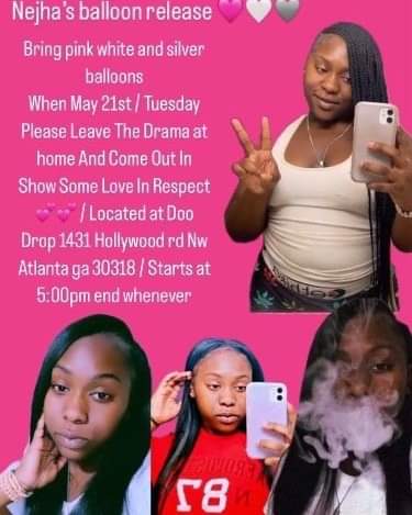 The family of a young mom gunned down on Atlanta’s NW side with her two year old in the car is planning a balloon release on Tuesday.
#NejhaCox <a href="/11AliveNews/">11Alive News</a>