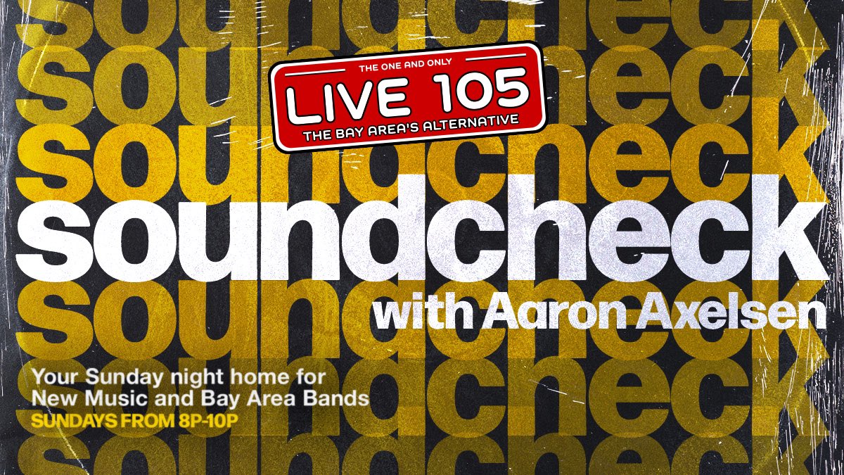 Hey Soundcheck fam! Jumping on the Bay Area airwaves tonight at 8PM with 2 hours of new music, indie and local bands Plus, SC vault tracks by Jimmy Eat World, Passion Pit, The Limousines and more Listen @live105fm & the @Audacy app Follow the show @soundcheckspins