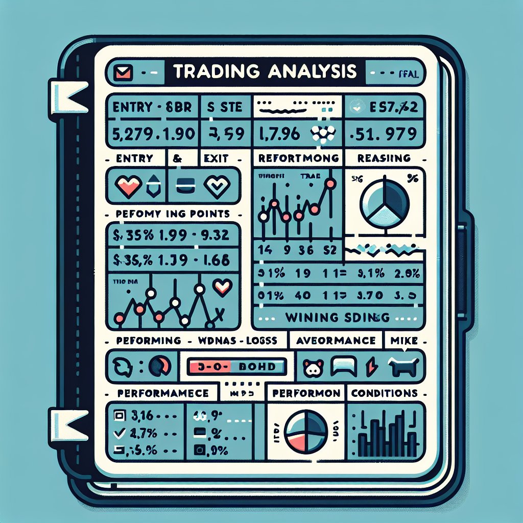 Track trades from start to finish. Note why you buy or sell. Eye your win/loss stats. Check the market vibe. Write down your mood too. Boost your trading game. #TradeJournal #TradingMetrics #PerformanceTracking