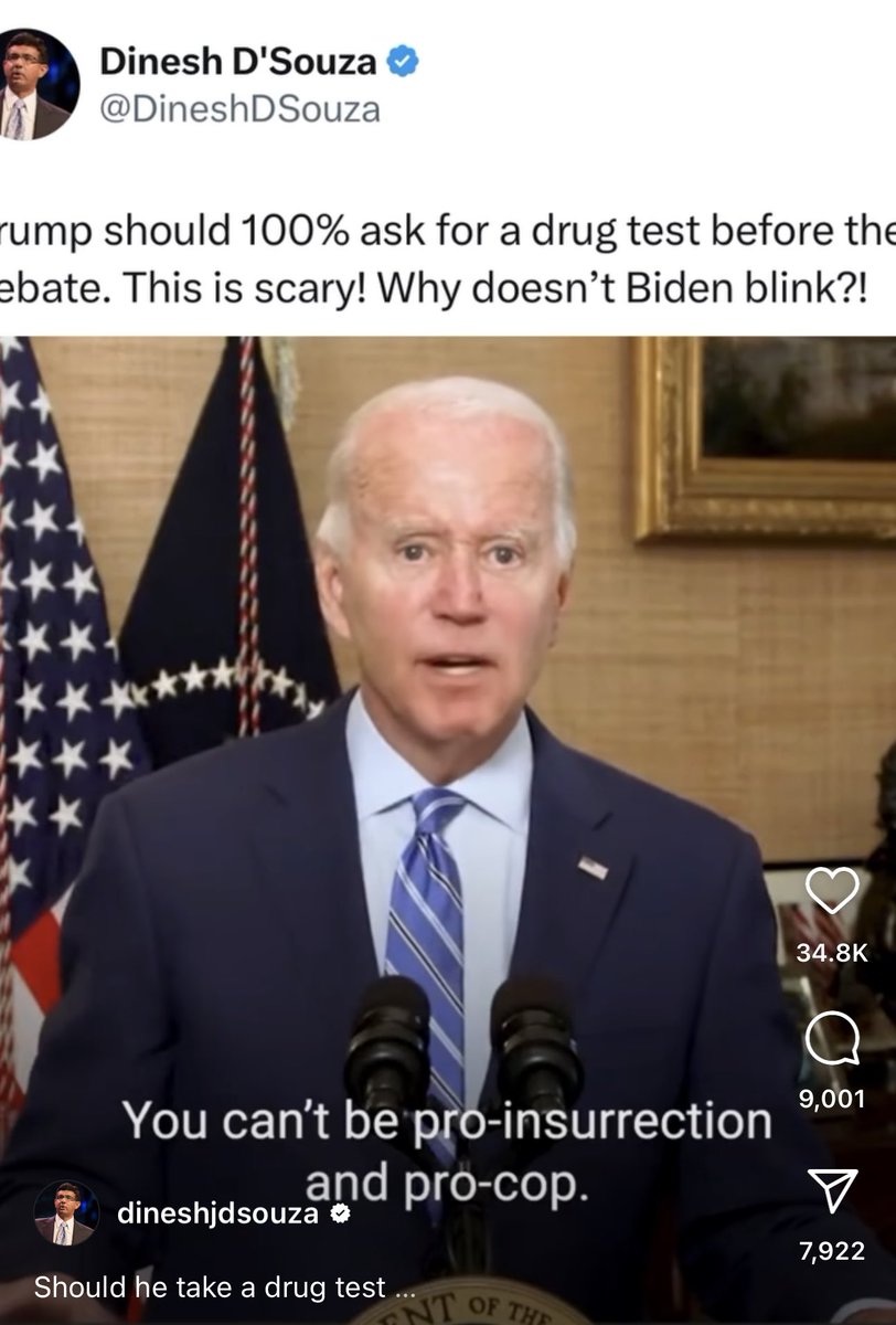 100% agree Biden needs a drug test!