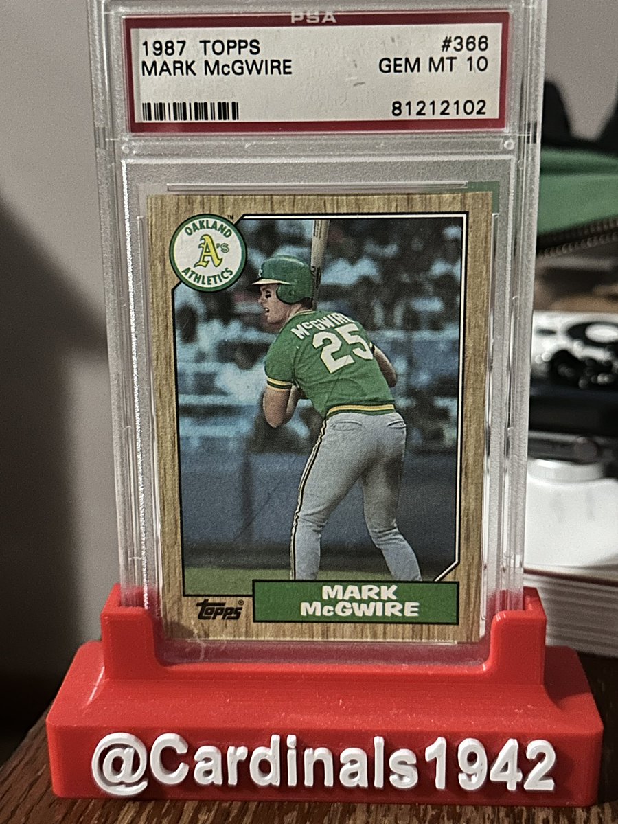 1987 Topps Mark McGwire PSA 10!! $70 delivered! #FortheLou