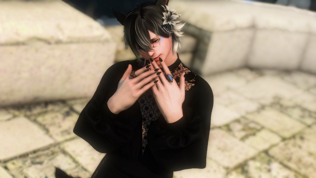 Pyxcit's tweet image. Taking glamour shots of my wol #ffxiv #gpose