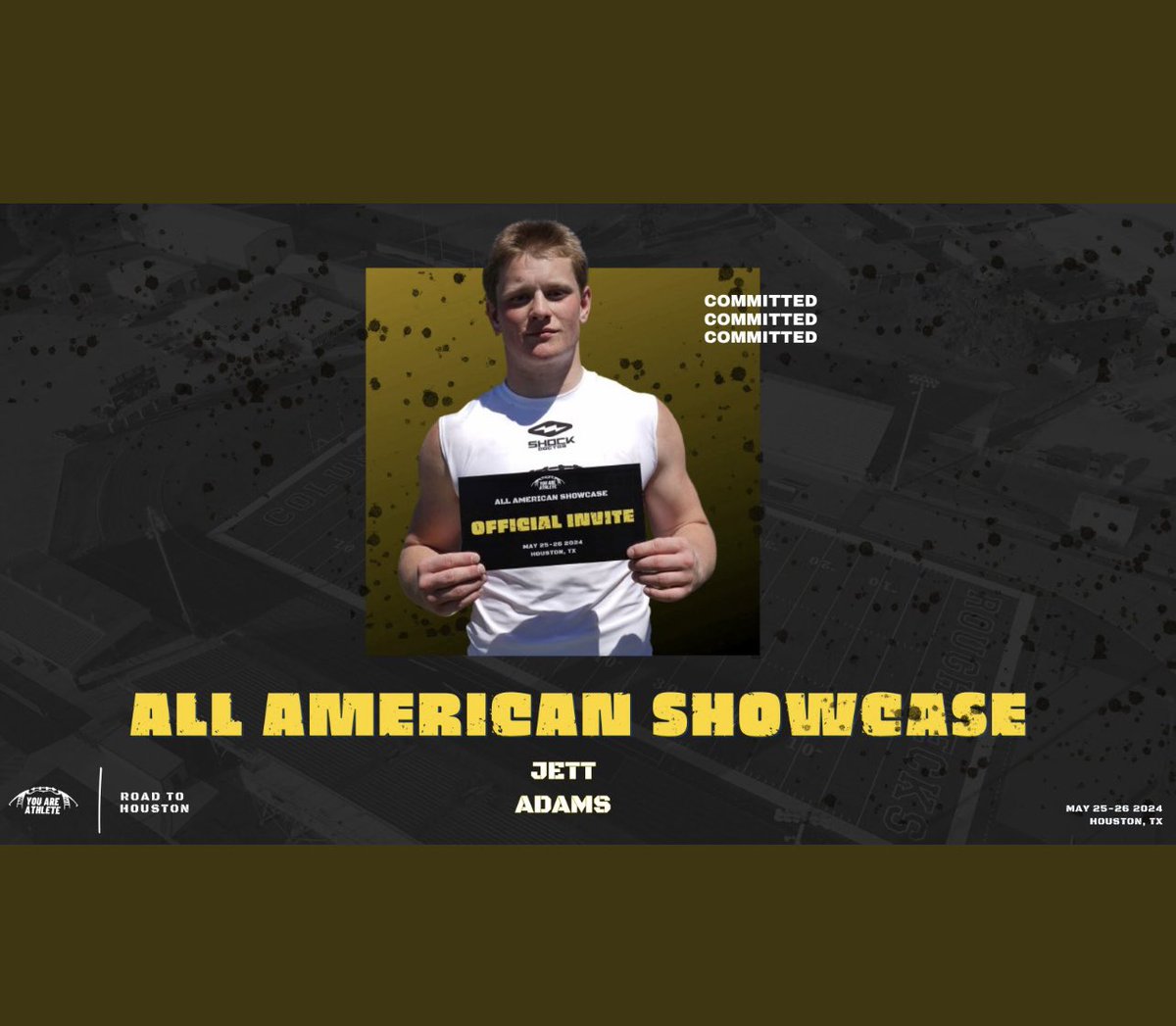Can’t wait to compete at the All American Showcase @youareathlete