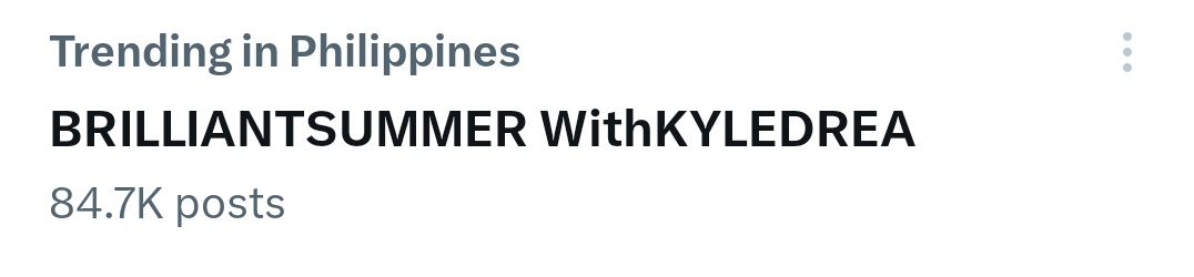 Nakakagood naman ang morning kapag ganito nakikita

BRILLIANTSUMMER WithKYLEDREA