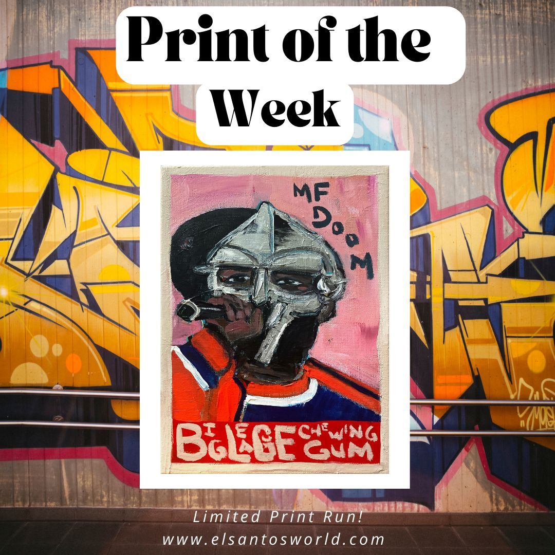 This week’s print is 🔥! The original sold out FAST, so don’t sleep on this limited edition of the rap legend. Get yours before they’re gone!