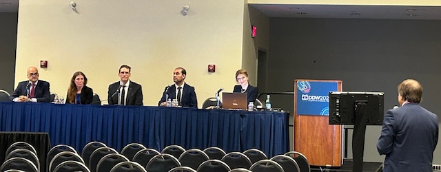 Thorough overview of MoA of small bowel EBMTs by @MetabolicEndo along with all-star panelists! #DDW2024 <3 Important to understand foregut-hindgut hypothesis & intestinal permeability Different EBMTs target different MoA, resulting in metabolic improvements w or w/o weight loss