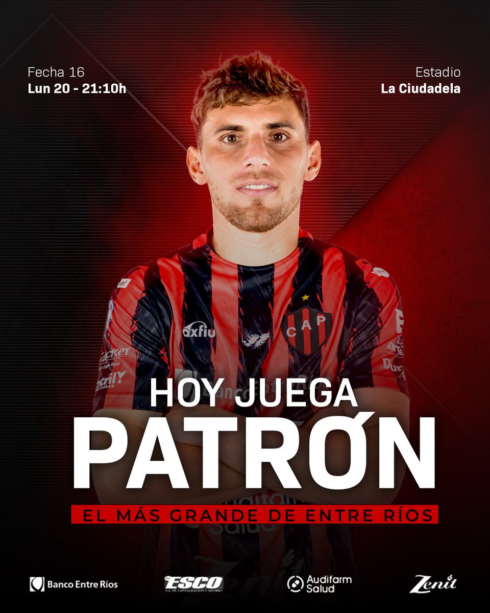 ¡Hoy #JuegaPatrón! 🔴⚫️💪🏾