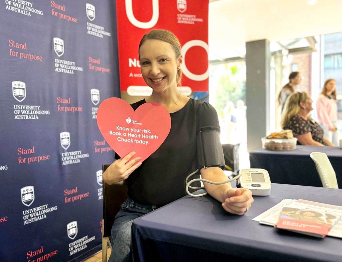 ❤️ Getting my blood pressure checked by awesome @UoWnursing students. Keeping my ❤️ healthy! 🩺

@UOW @UoWnursing @MayMeasureOrg @ISHBP @OzCvA @HypertensionAus @CatMStephen #MMM2024 #TheBigSqueeze