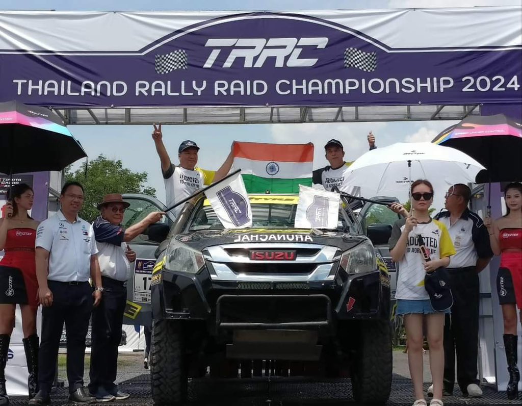 Congratulations to rally racer from Arunachal Pradesh Shri Lhakpa Tsering on making a maiden foray into the international rally scene, with his partner Shri Musa Sherif from Kerala.

They secured 6th place in Extreme T1 and overall 12th place in the two-day competition.

Best
