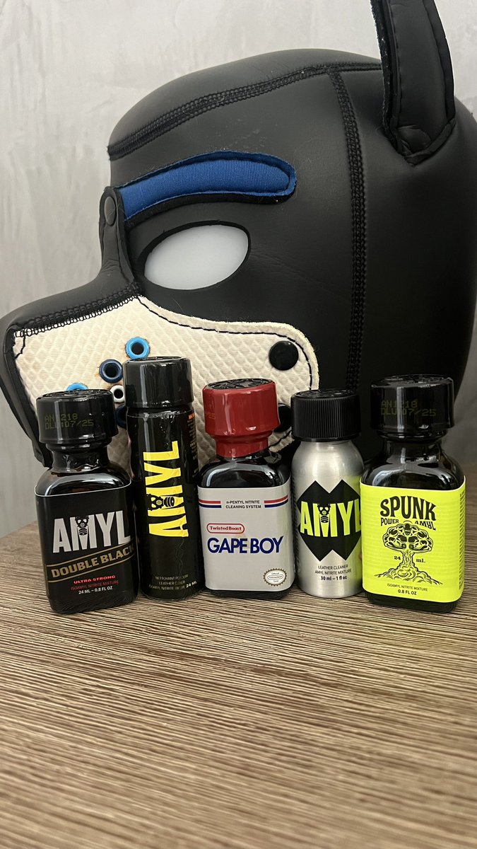 _Pup_Pyro_'s tweet photo. Just a couple of new bottles of Amyl for @Axlepupp 

Perth Boys Hit us up if you wanna come give them a go with us 🥵

#Gayperth #Perth https://t.co/15hgfByHjT
