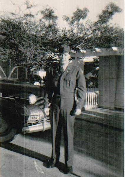My dad on his way to the Korean War....