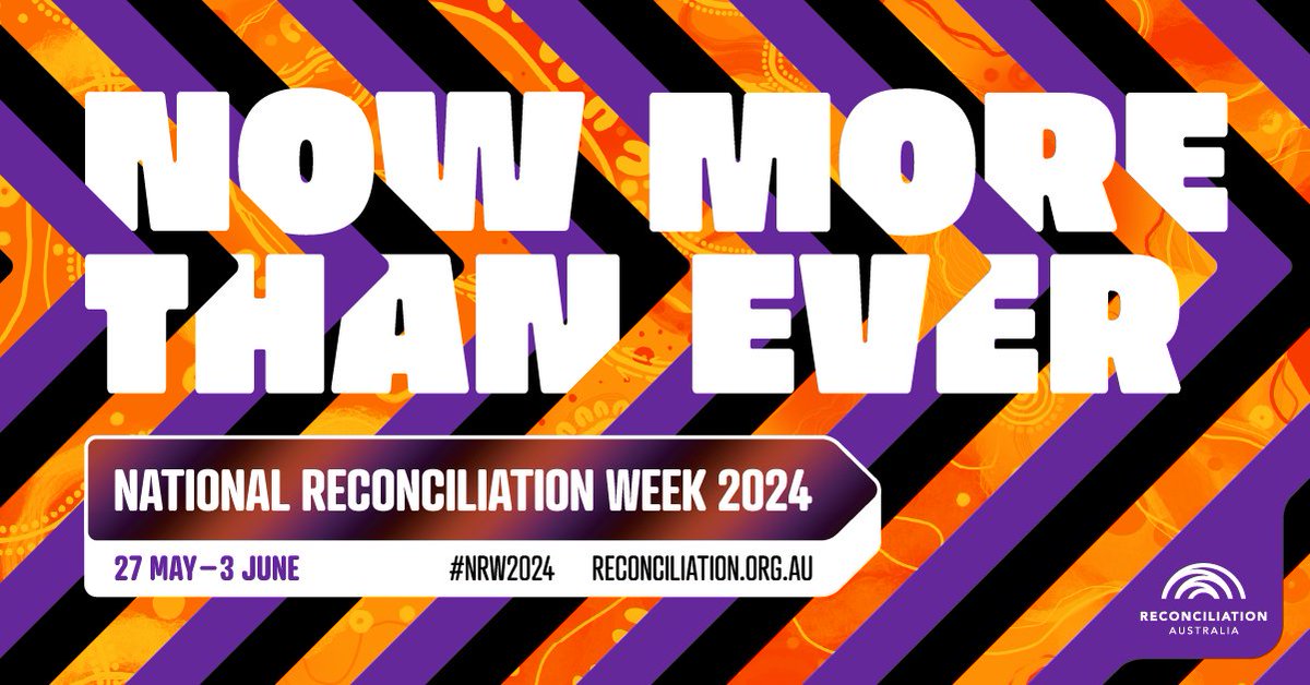 National Reconciliation Week is coming up! Activities for National Reconciliation Week run between 27 May to 3 June each year. See what events are happening online or in your local area: loom.ly/KDTiTYw @RecAustralia #NRW2024 #NowMoreThanEver