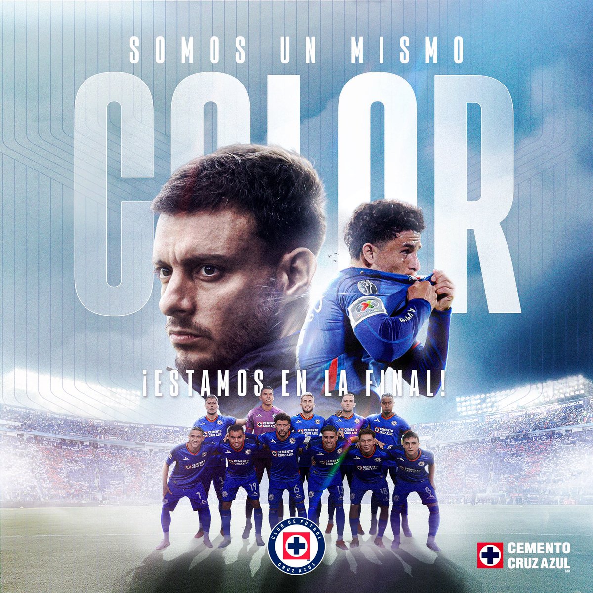 lacruzazul's tweet photo. En Cemento Cruz Azul estamos emocionados por el impresionante torneo de @CruzAzul. Cada gol y cada jugada nos han llenado de orgullo. ¡Vamos juntos a seguir construyendo esta gran historia! #ElijoCr33r #CementoCruzAzulEsCalidad https://t.co/mbEap6CL6v